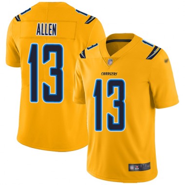Los Angeles Chargers NFL Football Keenan Allen Gold Jersey Youth Limited #13 Inverted Legend->youth nfl jersey->Youth Jersey